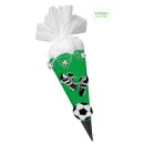 Schultüte Bastelset Fußball grün-weiß, inkl. Schulstarterpaket GRATIS