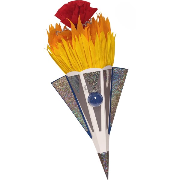 Schultüte Bastelset Rakete von Prell, inkl. Schulstarterpaket GRATIS