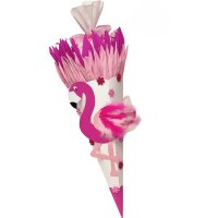 Schultüte Bastelset Flamingo von Prell, inkl. Schulstarterpaket GRATIS