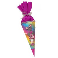 Schultüte Bastelset Maus von Prell, inkl. Schulstarterpaket GRATIS