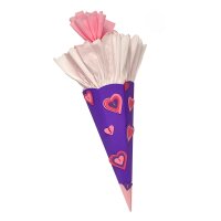 Schultüte Bastelset Herz von Prell, inkl. Schulstarterpaket GRATIS