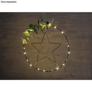 Metallringe, beschichtet, 30cm &oslash;, schwarz