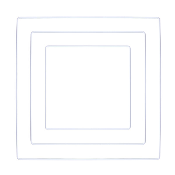 Metallringe Quadrate sortiert