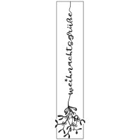 Stempel Weihnachtsgrüße, 3x12cm