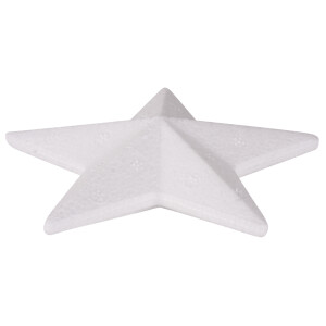 Styropor-Stern, 10 cm, Kleinabnahme
