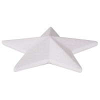 Styropor-Stern, 10 cm, Kleinabnahme