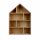 Holz Setzkasten Haus, FSC 100%, 30x43x8cm, 8 Abteilungen, zum Hängen, natur