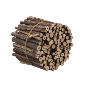 Aststücke, natur, 0,2-1,2cm ø, 7,5cm, Bund 200g, natur