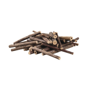 Aststücke, natur, 0,2-1,2cm ø, 7,5cm, Bund 200g, natur