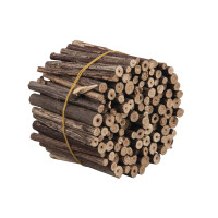 Aststücke, natur, 0,2-1,2cm ø, 7,5cm, Bund 200g, natur