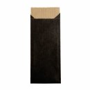 Papier-Minitüte, 5,3x11,5cm, SB-Btl. 50Stück, schwarz