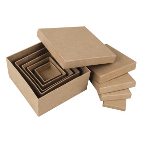 Pappmaché Boxen Set, FSC Recycled 100%,...