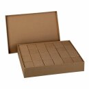 Pappmaché Boxen Set, FSC Recycled 100%, 6x6x6cm à 24 + 26x38x7cm, 25-tlg.