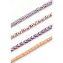 Kumihimo Bracelets, pastell regenbogen
