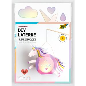 Bastelset Laterne Sweet Rainbow, 1 St&uuml;ck