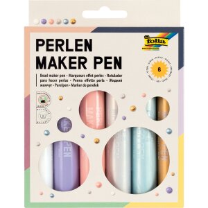 Perlen Maker Pen, 6 Stück à 30 ml,...