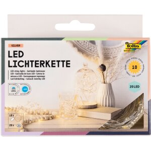 LED Lichterkette, 10 Stück, Länge je  2,20 m