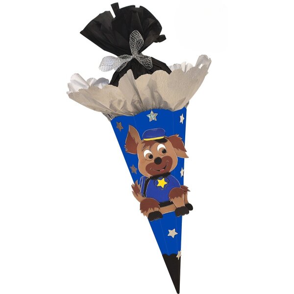 Schultüte Bastelset Hund von Prell, inkl. Schulstarterpaket GRATIS