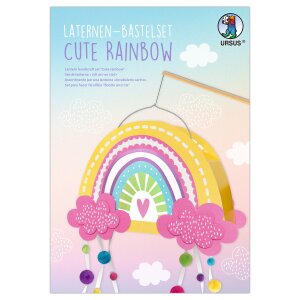 Laternen Bastelset Cute Rainbow. Leider bereits ausverkauft