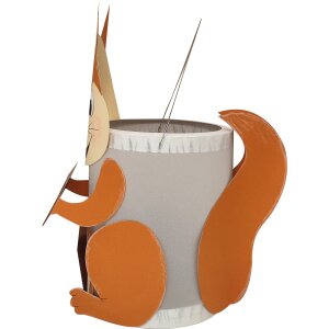 Laternen Bastelset Eichhörnchen von Prell, 4 Stück