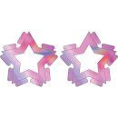 Laternen Rohlinge Twinkle Star pink, 25 Stück