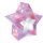 Laternen Rohlinge Twinkle Star pink, 25 Stück