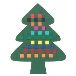 Bastelset Weihnachtsbäume zum Flechten von Prell,...