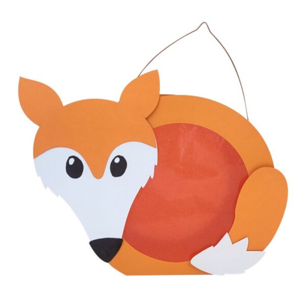 Laternen Bastelset Fuchs vorgestanzt von Prell, 1 Stück