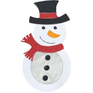 Bastelset Fensterbild Schneemann vorgestanzt von Prell, 8...