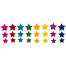 Filzaufkleber Regenbogen Sterne, 360 Stück in 3...
