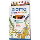 Farbstifte Dreikant Giotto Stilnovo Maxi, 12 Stück
