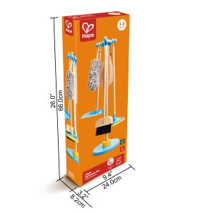 Spielzeug Putzset mit Ordnungsständer, 21 x 69 x 21 cm, 7 tlg.