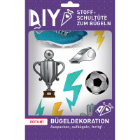 Bügeldekoration Champion für Schultüten