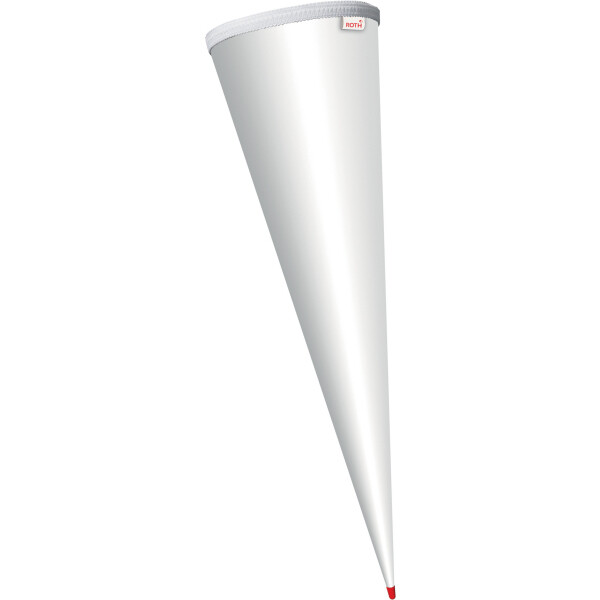 Schultütenrohling weiß, 70 cm. Lieferbar voraussichtlich KW 22