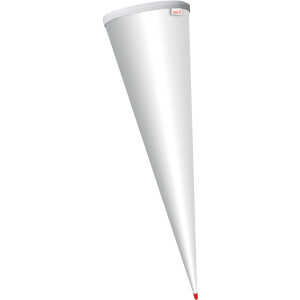 Schultütenrohling weiß, 70 cm. Lieferbar...