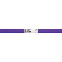 Krepppapier/Feinkrepp dunkelviolett 10 Rollen, 50 x 250 cm