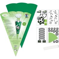 Geschwisterschultüten Bastelset Easy Line Fußballspiel von URSUS