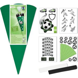Schult&uuml;te Bastelset Easy Line Fu&szlig;ballspiel von URSUS, inkl. Schulstarterpaket GRATIS