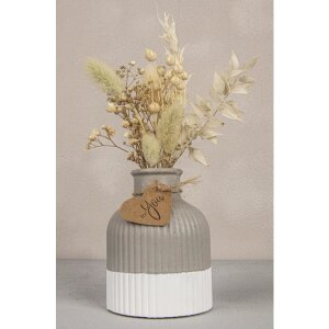 Silikongie&szlig;form Vase fein geriffelt, inkl. Reagenzglas