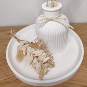 Silikongie&szlig;form Vase fein geriffelt, inkl. Reagenzglas