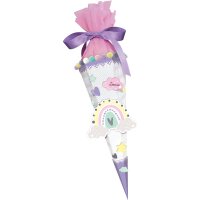 Geschwisterschultüten Bastelset Easy Line Regenbogen von URSUS
