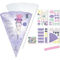 Geschwisterschultüten Bastelset Easy Line Regenbogen von URSUS
