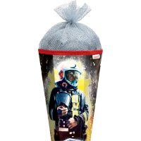 Motivschultüte sechseckig Feuerwehrmann von Roth, inkl. Schulstarterpaket GRATIS