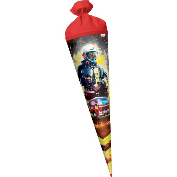 Motivschultüte Feuerwehrmann rund von Roth, inkl. Schulstarterpaket GRATIS