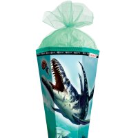 Motivschultüte sechseckig Dino Mosasaurus von Roth, inkl. Schulstarterpaket GRATIS