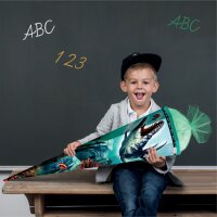 Motivschultüte sechseckig Dino Mosasaurus von Roth, inkl. Schulstarterpaket GRATIS