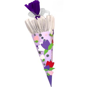 Schultüte Bastelset Blüten von Prell, inkl....