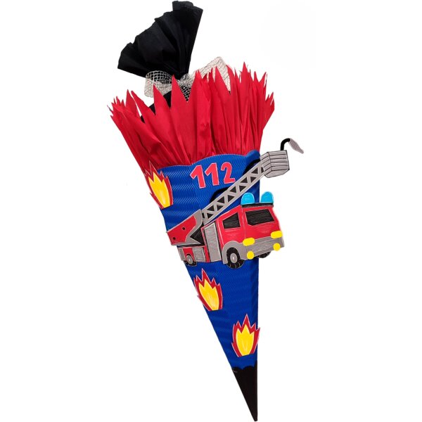 Schultüte Bastelset Feuerwehrauto von Prell, inkl....