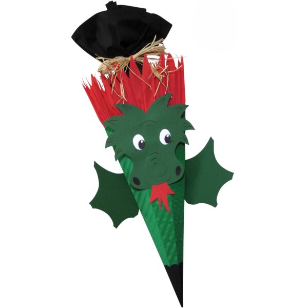 Schultüte Bastelset Drache von Prell, inkl. Schulstarterpaket GRATIS