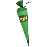 Schultüte Bastelset Ninja grün von Prell, inkl. Schulstarterpaket GRATIS